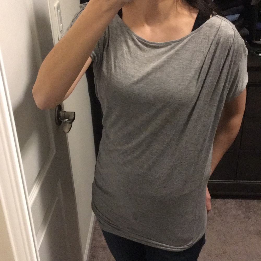Armani exchange asymmetric tee